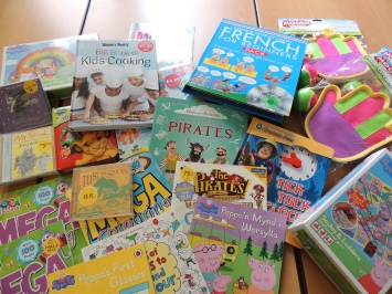 A small selection of resources donated by WH Smith of Chesptow